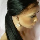 18" 100% Human Hair Full Lace Wig