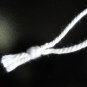 Little monkey-cross stitch on 7"x 8"off-white cotton blends drawstring pouch