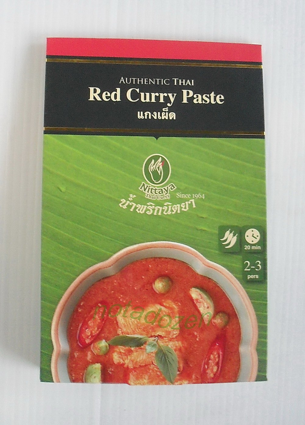 Nittaya red curry sales paste