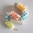 Upcycled Drinking Straw Bracelet(4)- colorful dot design chain&linked bracelet handmade Jewelry