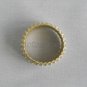 Recycled Bottle Caps Bracelet/women bangle(1)-gold ribbon wrapped handmade jewelry