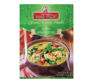 "Mae Ploy" Green Curry Paste 2x50g.Thai Food ingredient/spices
