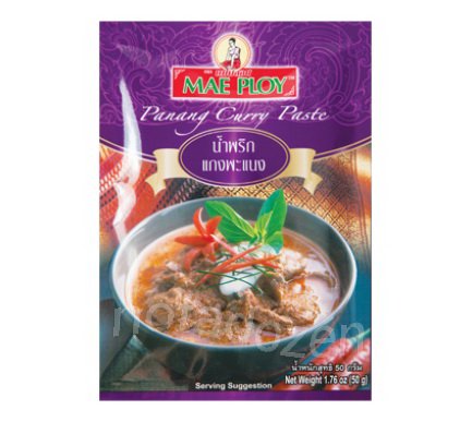 "Mae Ploy" Panang Curry paste 50g. Thai Food Ingredient/spices