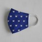 Handmade 3D Face Mask- Washable and Reusable with filter pocket and nose wire/little cats(#5)