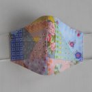 Handmade 3D Face Mask- Washable and Reusable with filter pocket and nose wire size 22x13cm.(#7) Handmade 3D Face Mask- Washable and Reusable with filter pocket and nose wire size 22x13cm.(#7)