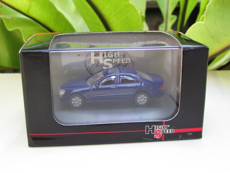 High Speed 1/87 Diecast Model Car MercedesBenz SClass S500 (Blue) 5cm