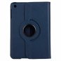 360 Degree Rotating Stand PU Leather Case for iPad Mini Dark Blue