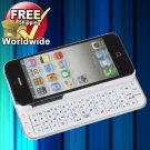 Ultra-thin Slide-Out Wireless Bluetooth Keyboard for iPhone 5 White 87007451