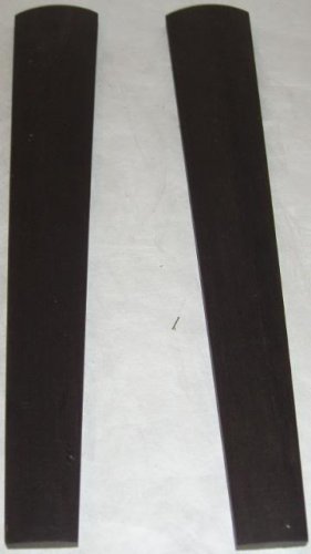 Two 4/4 Violin Gabon Ebony Fingerboards For Violins AAA Quality Free Shipping
