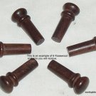 Set of 6 Rosewood Guitar Endpins Luthier Guitars Parts Accessories~Shipped Free