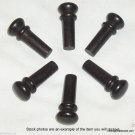 Set of 6 Ebony Guitar Endpins Luthier's Guitars Parts Accessories~Shipped Free
