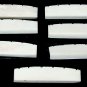 7 Pcs Guitar SLOTTED BONE NUTS  FLAT BOTTOM Strat Tele Guitar Rebuilding Repair
