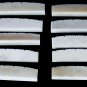 10 Pcs Guitar SLOTTED BONE NUTS FLAT BOTTOM Strat Tele Guitar Rebuilding Repair