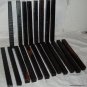 20 GABON EBONY Wood 1x1x12 Turning Stock For Magic Wands You Get The Exact Pcs