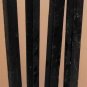 4 GABON EBONY Wood 1x1x19 Turning Stock For Magic Wands Photo Frame SHIPPED FREE