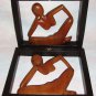 Hand Carved Suar Wood Sculptures of Thinkers Home Office Deco Art Carved wood