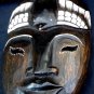 Hand Sculpted Wood Art Mahogany Artistic Sculpture Abstract Art Hardwood Carving