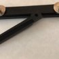 6 Strings Archtop Guitar Bridge Ebony Wood Lowboy Archtop Guitar Bridge Parts