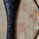 Gothic Style Carved 3/4 Upright Bass Ebony Tailpiece And Tailgut For Double Bass