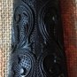Gothic Style Carved 3/4 Upright Bass Ebony Tailpiece And Tailgut For Double Bass