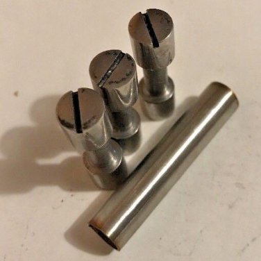 Knife Mounting Hardware 3 Corby Steel Rivets 1 Lanyard Tube Knife Making Supply
