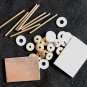Razor Handle Making Hardware 2 Steel Wedges 12 Ea Brass Collars & washers 8 Pins