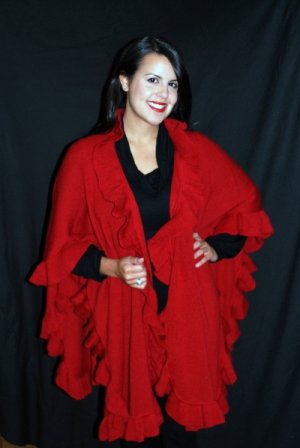 Large Ruffled Ruana