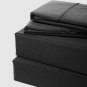 1000TC SHEET SET QUEEN SOLID BLACK DEEP POCKET 100% EGYPTIAN COTTON