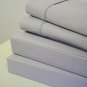 1000TC SHEET SET QUEEN SOLID LILAC DEEP POCKET 100% EGYPTIAN COTTON