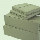 1000TC SHEET SET QUEEN SOLID SAGE/GREEN DEEP POCKET 100% EGYPTIAN COTTON