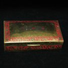 HAND PAINTED BRASS BOX FROM INDIA