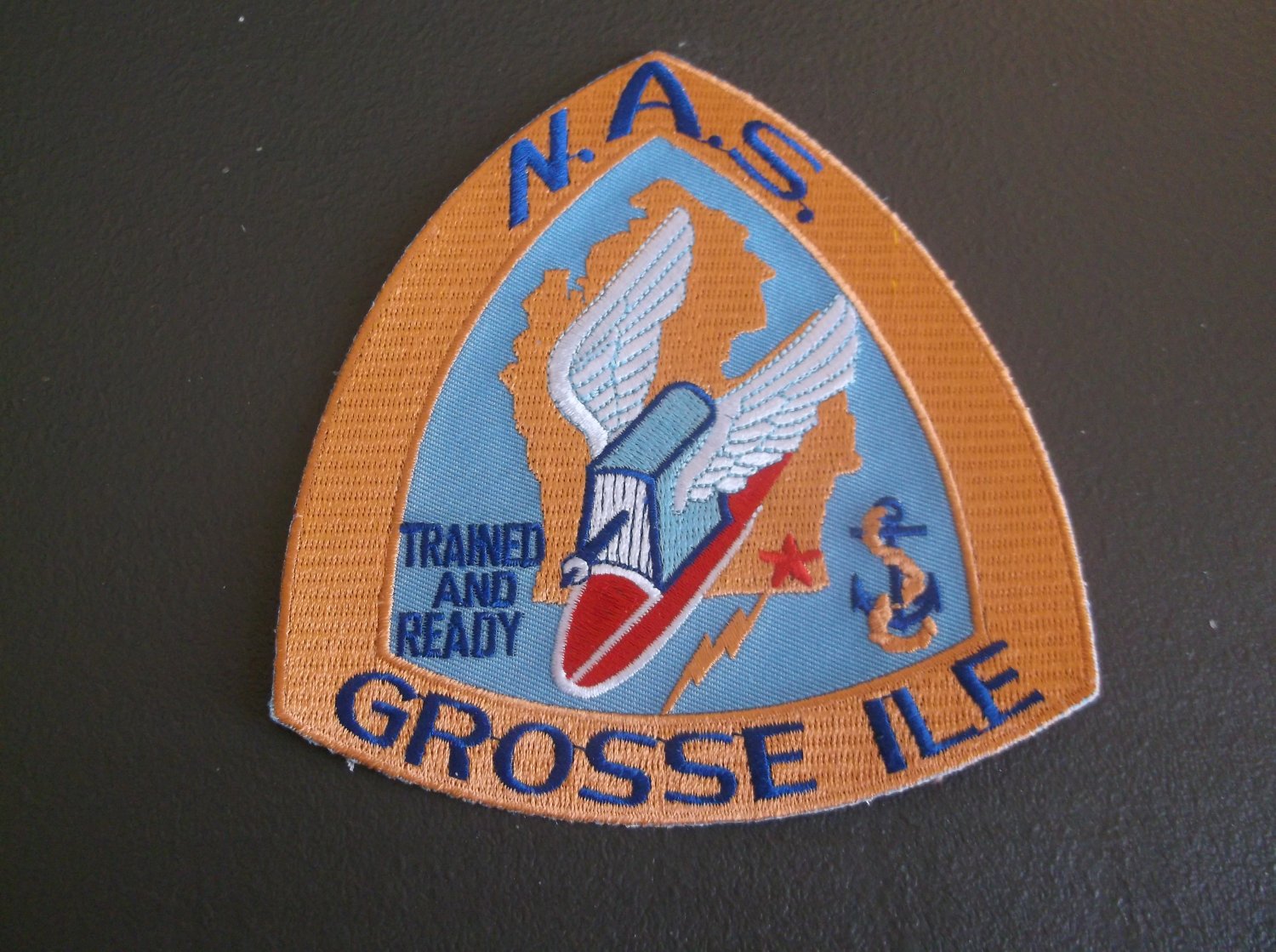 Naval Air Station Grosse Ile Michigan Patch