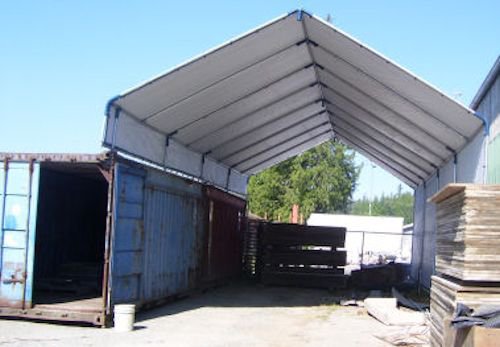 30' x 40' Cargo Shipping Container Cover - safe dry storage or covered ...