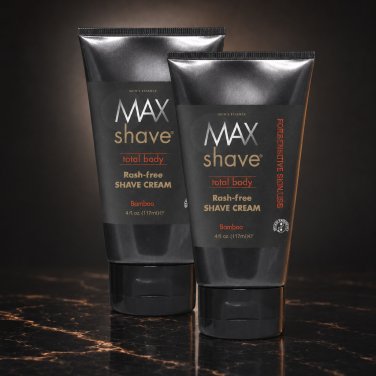 MAX 4 Men Total Body Shave Cream &acirc;�� 2-Piece Set