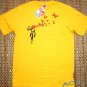 NORTH DRAGON BUTTERFLY SUICIDE T-Shirt M Medium Yellow