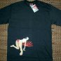 NORTH DRAGON Japanese Bikini Girl T-Shirt M Medium Dark Gray