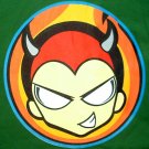 NORTH DRAGON Horny Little Devil Punk Rock Disco Rave T-Shirt M Medium Green