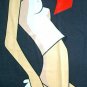 NORTH DRAGON Redhead SUSHI GIRL T-Shirt M Medium Charcoal Gray