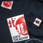 NORTH DRAGON Redhead Asian SUSHI GIRL T-Shirt L Large Charcoal Gray