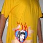 NORTH DRAGON Japan SEXY NURSE Punk Rock T-Shirt M Medium Yellow