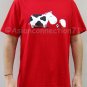 CHICKEN AFFAIR Fun New CISSE T-shirt Asian XL RED BNWT!