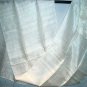 Thai NATURAL WHITE Handwoven Raw Silk Fabric Scarf