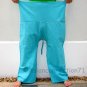 Thai Fisherman Pants Yoga Beach Dance Trousers 280 gram TURQUOISE Cotton FREESIZE
