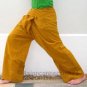 Thai Fisherman Pants Yoga Beach Dance Trousers 280 gram TURQUOISE Cotton FREESIZE