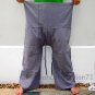 Thai Fisherman Yoga Pants 280 gram GRAY Cotton FREESIZE
