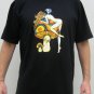 MUSHROOM NYMPH Roota Rasta Irie Dub One Love Reggae T-shirt M Medium Black