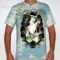 SKULL BIKER New KUSTOM KULTURE Punk T shirt M White