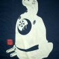 SAMURAI Profile RONIN Japan T-Shirt XXL 2XL Dark BLUE