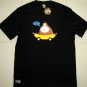 HAPPY TIME Banana Monkey CISSE T-shirt Slim M Black NWT