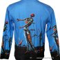 Dali BURNING GIRAFFE Long Sleeve Art Print T Shirt Men's Size XL